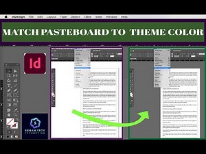 Adjusting pasteboard color in Adobe InDesign #shortsvideos #tricks #video