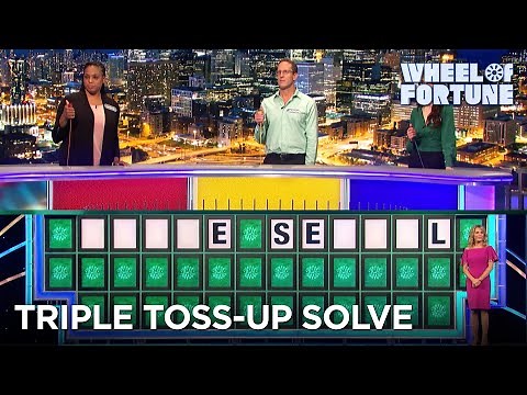 Jason Solves All Three Triple Toss-Up Puzzles (12/29/20) | Wheel of Fortune