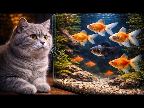 🐱🐠 CAT TV FISH TANK | Relaxing Aquarium LIVE for Cats 24/7