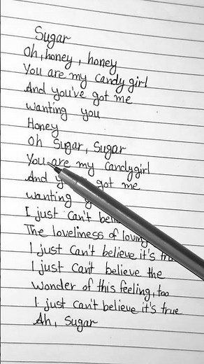 Sugar sugar Oh, Honey honey song by The Archies#thearchies #sugarsugar #songlyrics #ohhoney