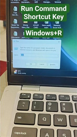Run Command open Shortcut Key Windows+R #techtech #windows #laptopvspc #computer #windowsiot #window