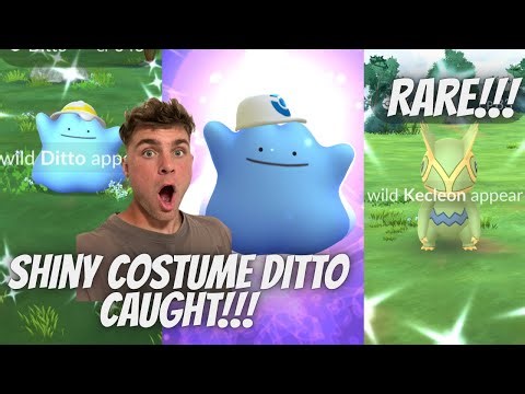 ✨SHINY KECLEON! Shiny BACKGROUND Ditto CAUGHT and More in Pokemon Go!✨