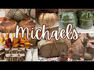 NEW Michaels Fall Decor | Shop With Me 2025 | Beautiful Fall Decor