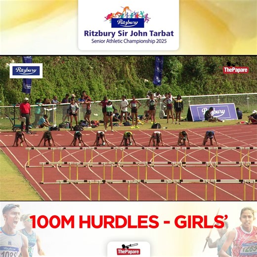 THE QUEENS OF THE HURDLES! A fierce and unforgettable battle in the Girls' 100m Hurdles final! 🔥 It was a down-to-the-wire finish as these incredible athletes left everything on the track. The focus and determination were off the charts. Huge congratulations to all the finalists for putting on such an amazing show! Coverage powered by Ritzbury #SirJohnTarbat2025 #SchoolAthletics #ThePapare | ThePapare.com
