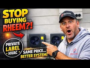 STOP Installing Builder Grade! Mikey Pipes Private Label Heat Pump Install (ALL NEW DUCTS!)