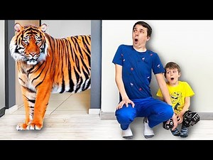 Fil and family have set up a home zoo