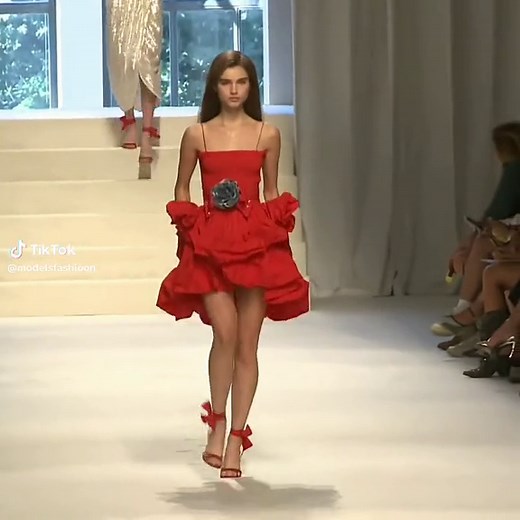 Meghan Roche Runway Fashion Walk Compilation
