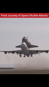 Imagine standing on the runway, waiting as history rolls past… that’s exactly what happened when Space Shuttle Atlantis mounted on NASA’s 747 Shuttle Carrier Aircraft prepared for its last journey. The plane sat in line, engines ready. Slowly, it taxied into position, carrying the massive shuttle on its back. And then — lift-off! The shuttle rose into the sky one last time, escorted by other planes, on its way to its forever home at Kennedy Space Center. A breathtaking farewell to a true space l