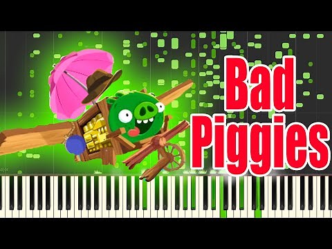 Bad Piggies but it's MIDI (Auditory Illusion) | Bad Piggies Theme Piano sound