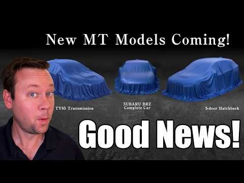 WRX Getting STI's Manual, BRZ Changes and New Hatch Confirmed!