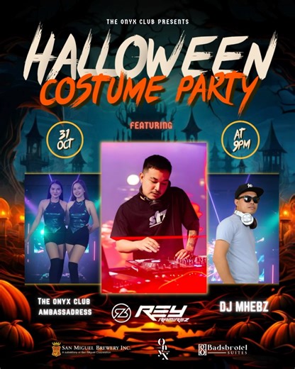 5K views · 34 reactions | Black, red, or white — your outfit’s your ticket in!  Step into the spookiest night of the year at The Onyx Club, happening October 31 • 9PM  ✨ FREE entrance if you’re in costume or our dress code colors!  Big prizes await the best costumes — so dress to slay, not to stay! Let’s make Halloween hotter, louder, and bolder. ❤️懶 #OnyxHalloween #OnyxClub #BadsbrotelSuites #IpilEvents #HalloweenParty2025 | Badsbrotel Suites | Facebook