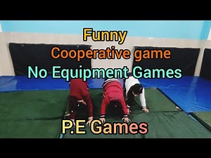 Fun Pe games and activities | Cooperative game | no equipment games | physEd
