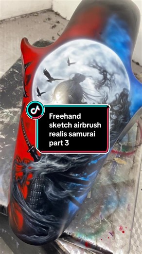 Airbrush Art Techniques for Samurai Motorcycles