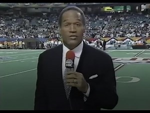 O.J. Simpson's FINAL NFL broadcast (all his clips) January 30, 1994