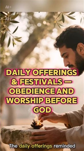 Daily Offerings & Festivals Obedience & Worship Before God #Numbers #BibleVerse #Faith #Jesus #Bible