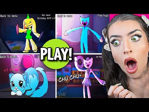 CRAZIEST Poppy Playtime MINI-GAMES EVER!? (FLOOR IS LAVA, MYSTERY DOORS, CATCH-A-CANDY, & MORE!)