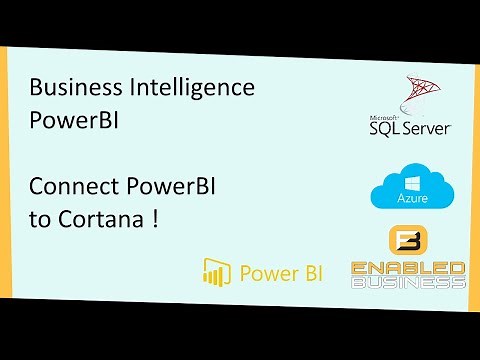 Talking to PowerBI using Cortana