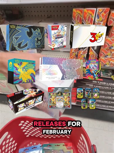 🚨All the Pokemon releases for February 🔥 #pokemontcg #pokemoncards #pokemontiktok #pokemoncommunity