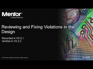 Reviewing and fixing violations in the PCB Design