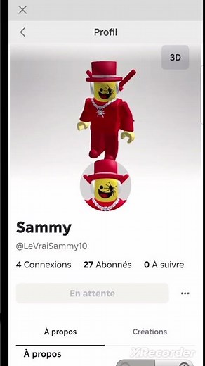 voici le compte que unchained utilise pour les vidéos avec Sammy #unchained #roblox #brainrot