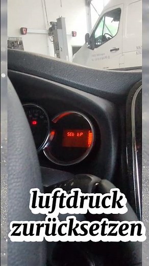 Dacia sandero bj 2018 Reifenluftdruck zurücksetzen