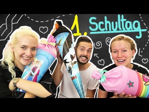 GESCHENKE ZUM 1. SCHULTAG - Was ist in KAAN NINA & KATHIS Schultüte zur Einschulung? Back to School
