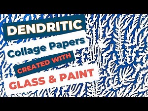 3 ways to create Dendritic collage paper