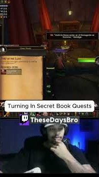 WoW Forever Secret Book Quests