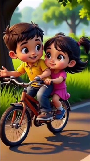 #cartoonshorts #kidscartoon #cartoon #bicycle #kids #cartoonvideo #cycling #cartoonforkids #brother
