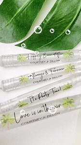 Personalized Palm Tree Wedding Bubble Favors: Beach Wedding Send Off - Etsy