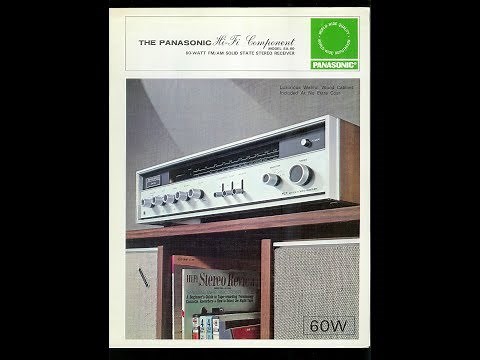 Retro-Tech: 1970 Panasonic SA-60 Hi-Fi Stereo Receiver