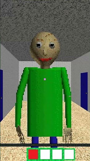 I'm making Baldi in Minecraft...