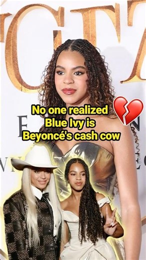 No one realized Blue Ivy is Beyoncé's cash cow.#celebrity #blueivy #beyoncé