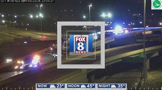 20 vehicle crash at I-271 and I-480 split