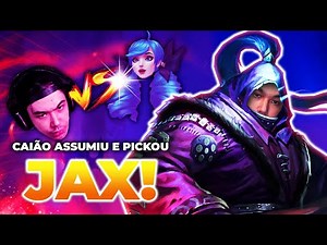 MEU NAMORADO QUIS ASSUMIR UMA PARTIDA DE JAX E EU DEIXEI! | JAX TOP GAMEPLAY | LEAGUE OF LEGENDS