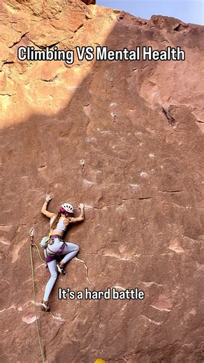 Anna Ostrovsky on Instagram: "It’s a battle. Each move, each breath, is a decision.. A decision that keeps you on the wall, helps you go up, even in the smallest steps. Even if you fall, you try again. And again. And again. That’s why climbing is my literal metaphor for healing. As someone with Emotionally Unstable Personality Disorder — Borderline type, I’m learning to feel my feelings without getting stuck in them… That has been an inside battle for me for a long time, and it still continues. 