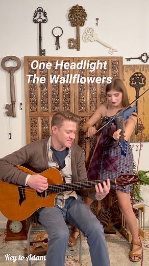 One Headlight by The Wallflowers on electric violin and guitar #thewallflowers #oneheadlight #music #violin #violinist #guitar #electricviolinist #musician #westvirginia #fiddle #pop #popmusic #instrumental #bridgerton #popularsong #newsong Kiara Williams Adam Moyer | Key to Adam