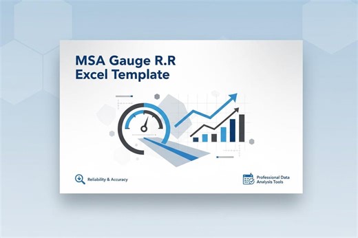 MSA Gauge R&R Excel Template | Measurement System Analysis Toolkit | Variable and Attribute Data| AIAG MSA Study Spreadsheet | Quality Tools - Etsy