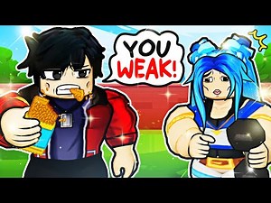 I Become SUPER BUFF in Roblox!