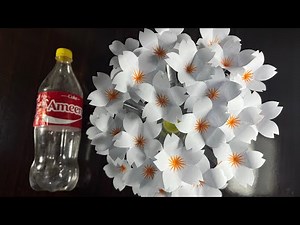 DIY Plastic Bottle Flower | Easy Upcycled Craft Tutorial ♻️