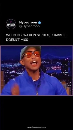 PHARRELL CREATED A HIT… IN REAL TIME