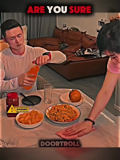 Funny Table Prank: Wife's Sneaky Juice Move