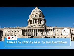 Watch live: Senate reconvenes to advance measure to end shutdown