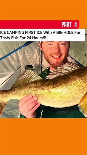 Ice Fishing Adventure: Camping on the First Ice