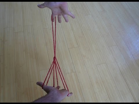 Learn How To Make A Cool Fishing Spear String Figure/String Trick - Easy Step By Step