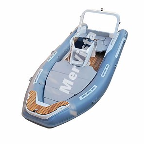 [Hot Item] Two Engine 25FT 7.6m Orca Hypalon Double Deep V Fiberglass Hull Rib Inflatable Boat