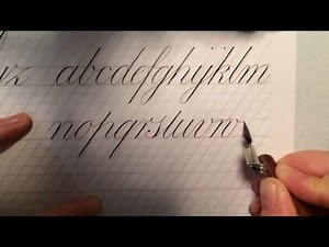 Minuscule Alphabet after George Bickham