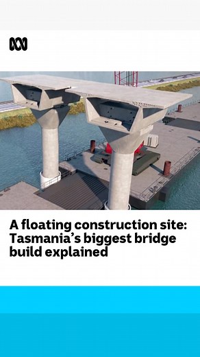 22K views · 268 reactions | The construction of the new Bridgewater Bridge, just north of Hobart, is the largest transport infrastructure project ever seen in Tasmania. The new $700m bridge is expected to open by the end of 2024, but what does it take to build it?  Liz Gwynn for ABC News | ABC Hobart | Facebook
