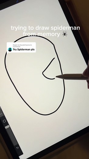 Spiderman Drawing from Memory - How Did I Do?