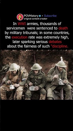 Executed “For Discipline” in WW1